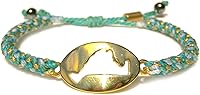 Vista 44 de Rumi Sumaq Nautical Rope Bracelet for Men, Women & Kids - Waterproof Hand-Knotted Adjustable Pull Tie - Martha’s Vineyard Island Map, Sailor Rope &