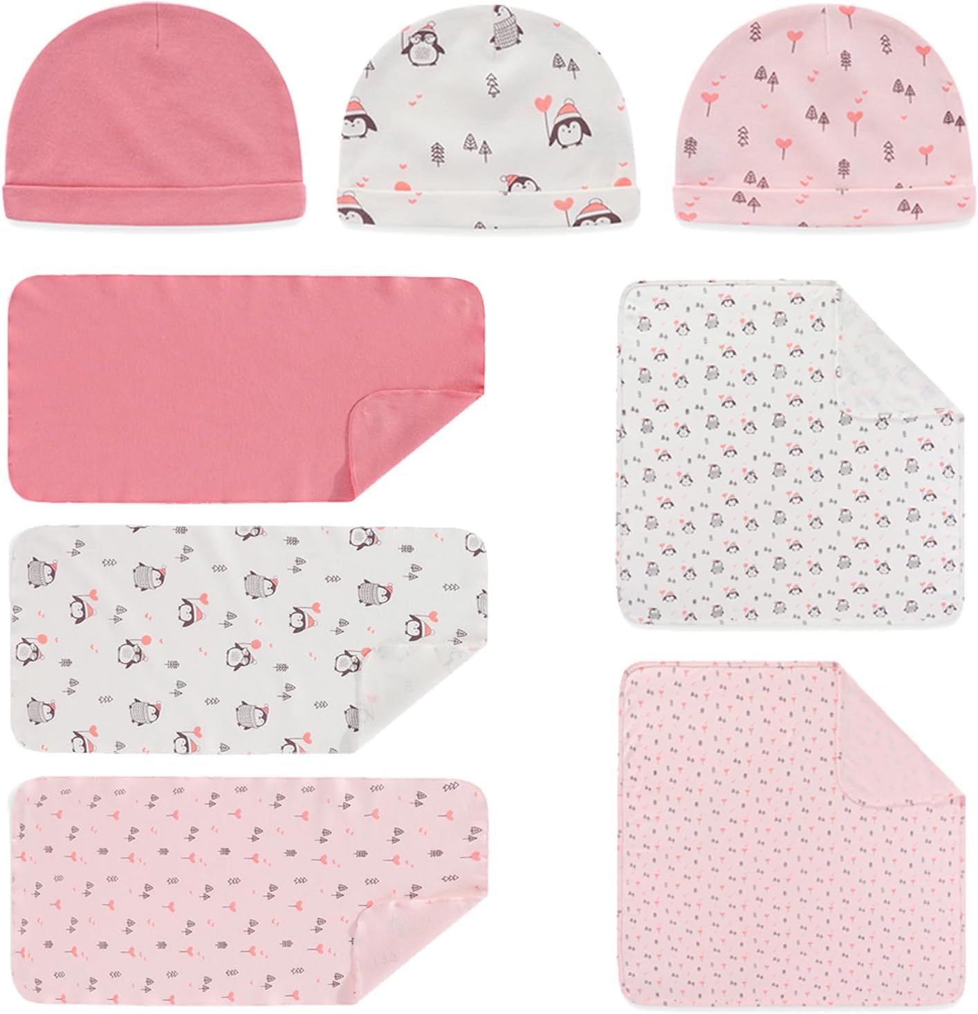 Unisex Newborn Layette Set 22 Piece Gender Neutral Newborn Clothes & Accessories Set Infant Essentials