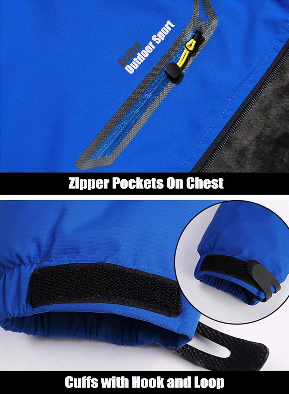 MAGCOMSEN Men's Winter Coats Waterproof Ski Snow Jacket Warm Fleece Jacket Parka Raincoats With Multi-Pockets : Sports & Outdoors
