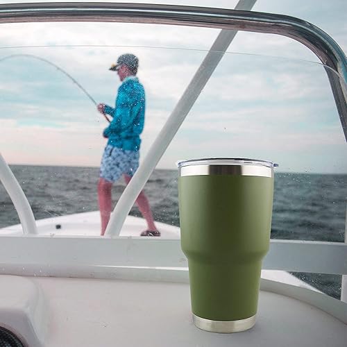 Miniatura 7 de Vaso de 20 onzas con tapa, acero inoxidable de doble pared aislado al vacío, taza de café, taza térmica con tapa resistente a salpicaduras a prueba