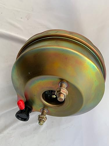 Miniatura 7 de Universal 8 "Single Zinc Power Brake Booster & W/1" Bail Top Master Cylinder Disco Disco Proportioning Kit de válvula de apoyo w/hierro fundido