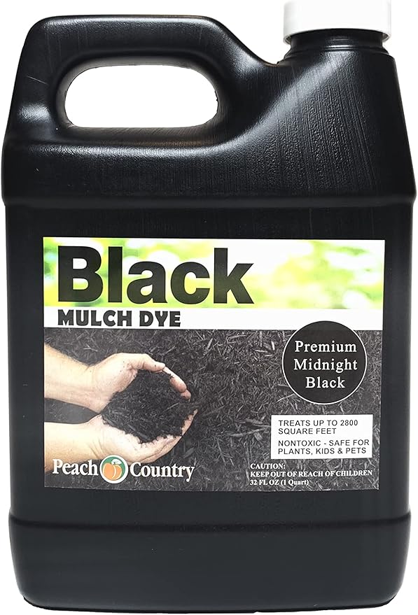 Peach Country Midnight Black Mulch Dye Color Concentrate