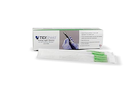 TIDIShield Ultradent VALO Cordless LED Curing Light Sleeve 5 Boxes 100 Sleeves Per Box Total Qty. 500 Sleeves Dentist Tools Dental Tools Dental Supplies (21105)