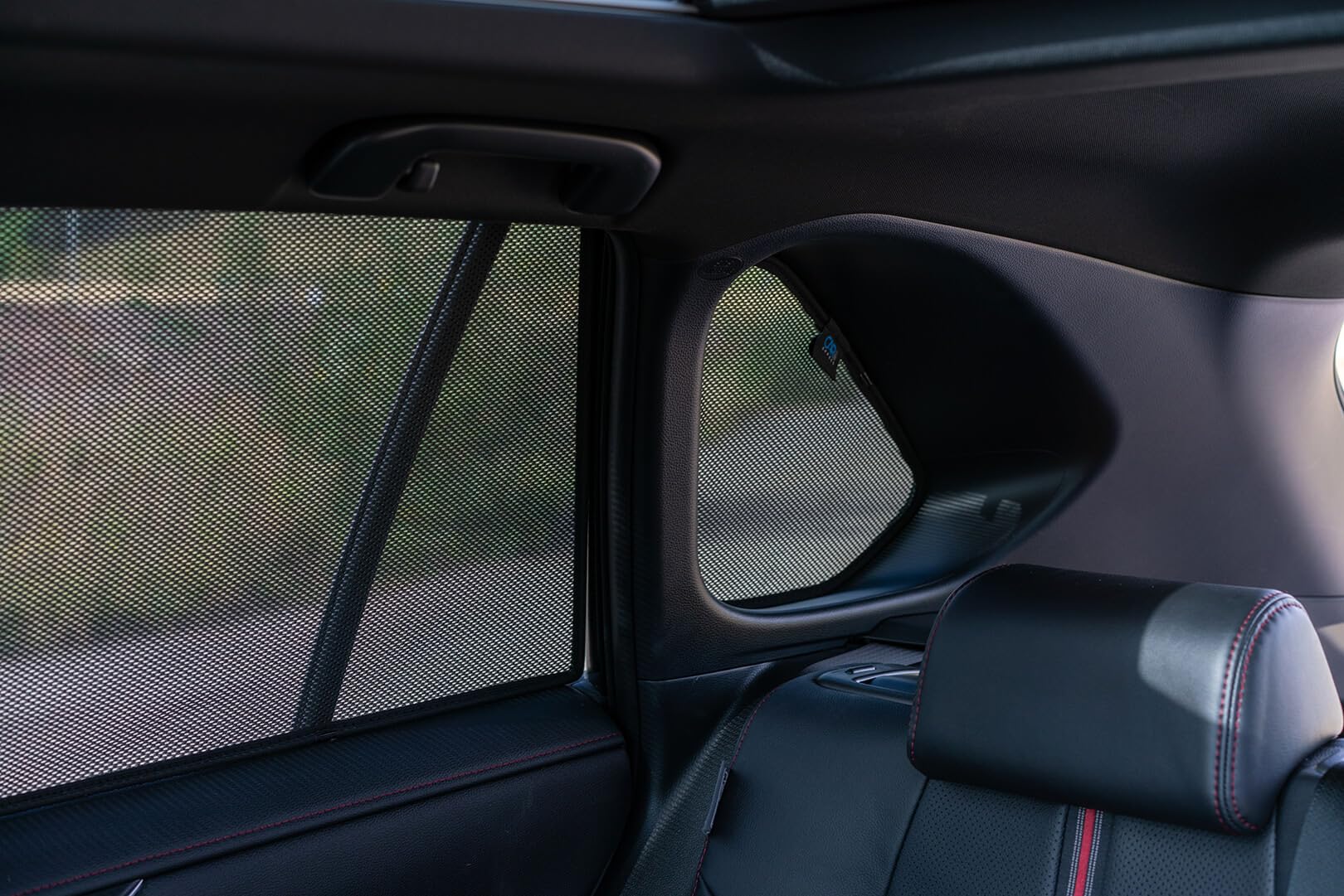 CAR SHADES Juego Compatible con Toyota RAV-4 (5th Gen) 2018- (sin cámara de Marcha atrás) (6-Partes) cortinillas Parasol a Medida