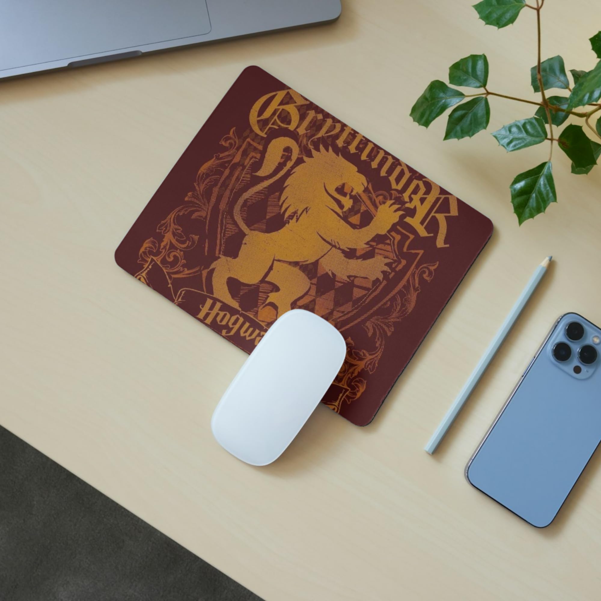 Harry Potter Mouse Pad | Gryffindor Desk Mat | Non-Slip Rubber Base & Smooth Surface | Ideal for Office, Work from Home, Students & Professionals-image-42