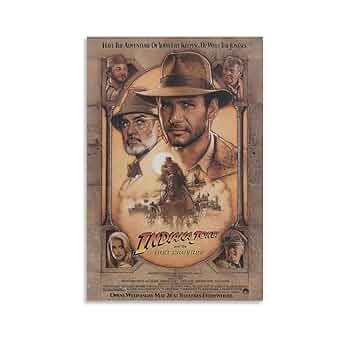 Amazon.co.jp: インディジョーンズと最後の聖戦映画ポスター