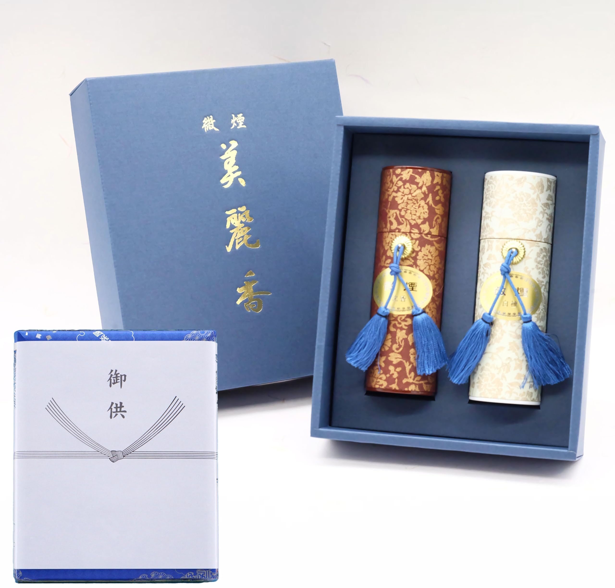 Japanese Incense Gift Set Low Smoke Sandalwood Agarwood Made in Japan