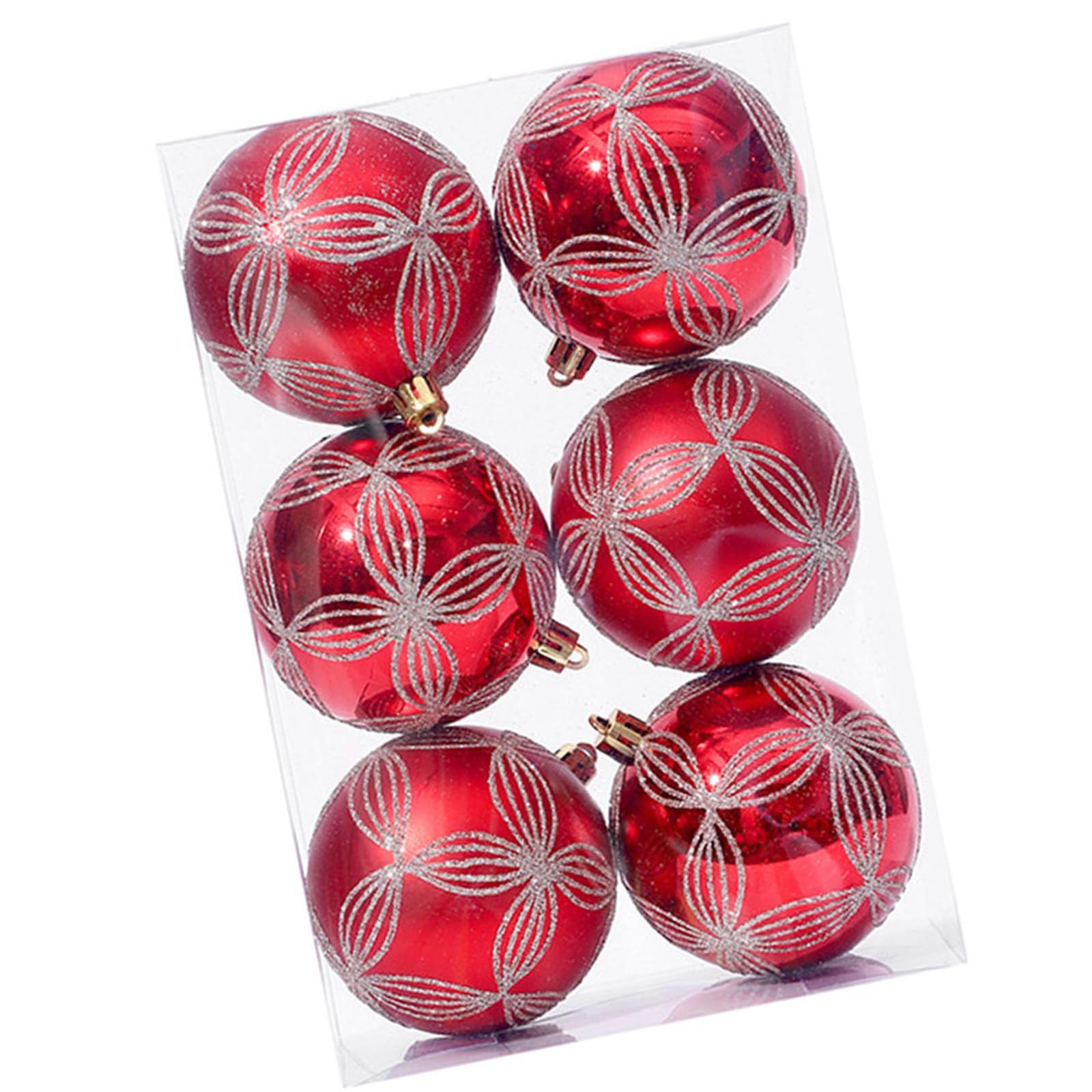Buxuaaaa Shatterproof Christmas Tree Baubles Shimmering Hanging Ornament for Festives Stylish Holidays Home Window Decorations Christmas Tree Ornament