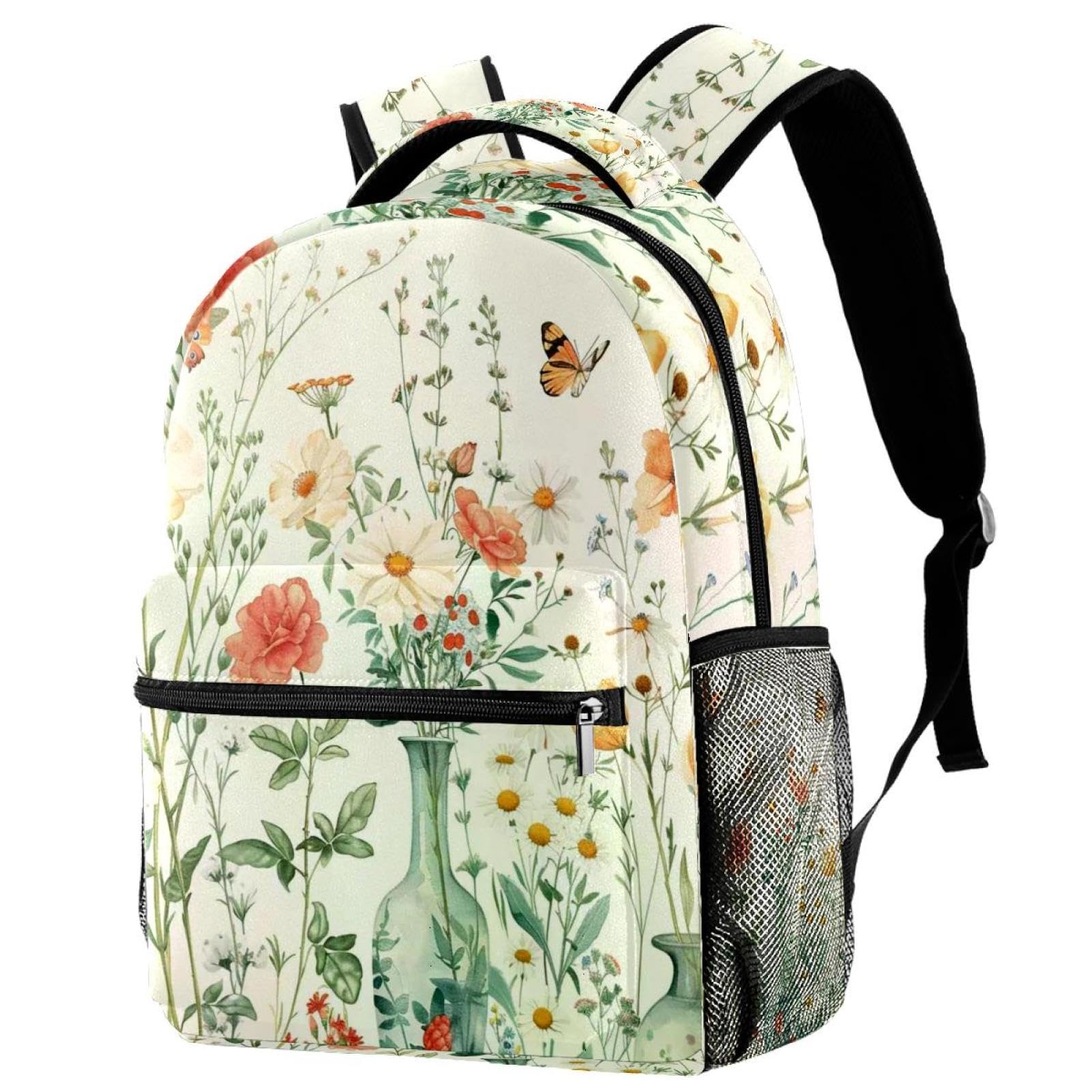 Sac à dos pour adolescentes léger et résistant à l'eau, cartable d'école multicolore