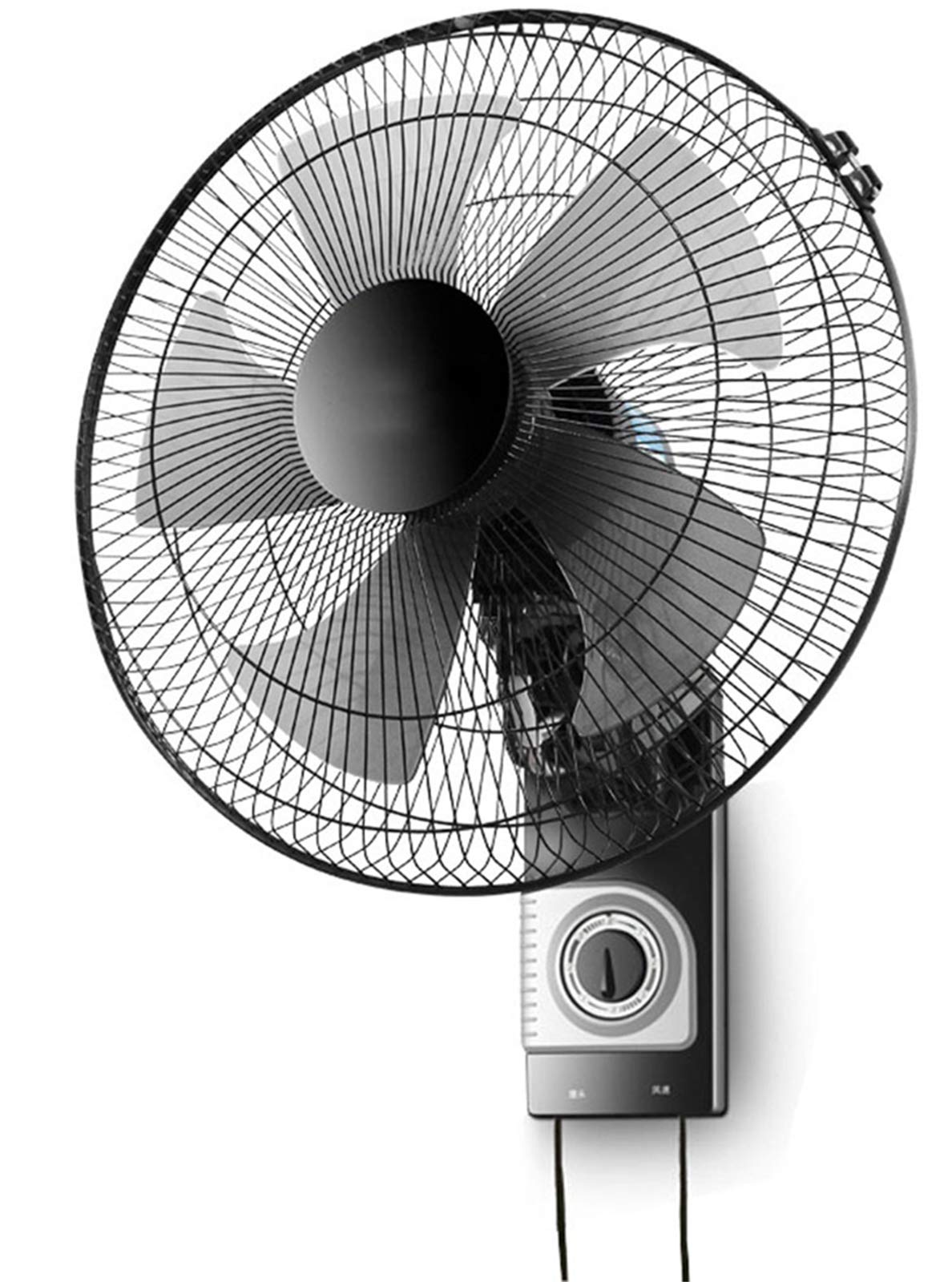 asdchZen Oscillating Wall Fan, Quiet 3 Speed Industrial Fan For Efficient Air Cooling In Home Or Office