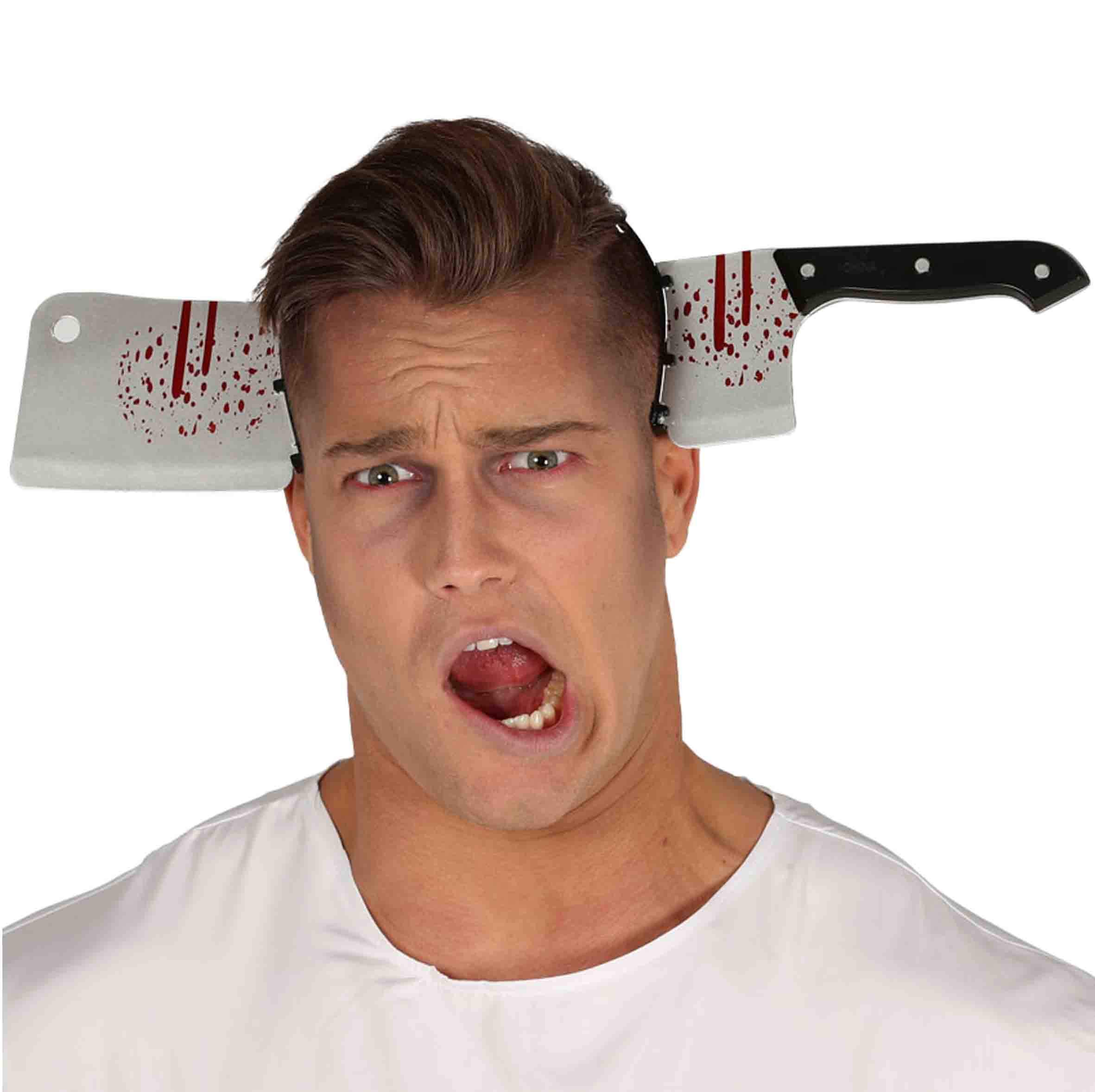FIESTAS GUIRCA Didema Butcher Knife with Blood - Hats, Hats, Helmets and Headbands