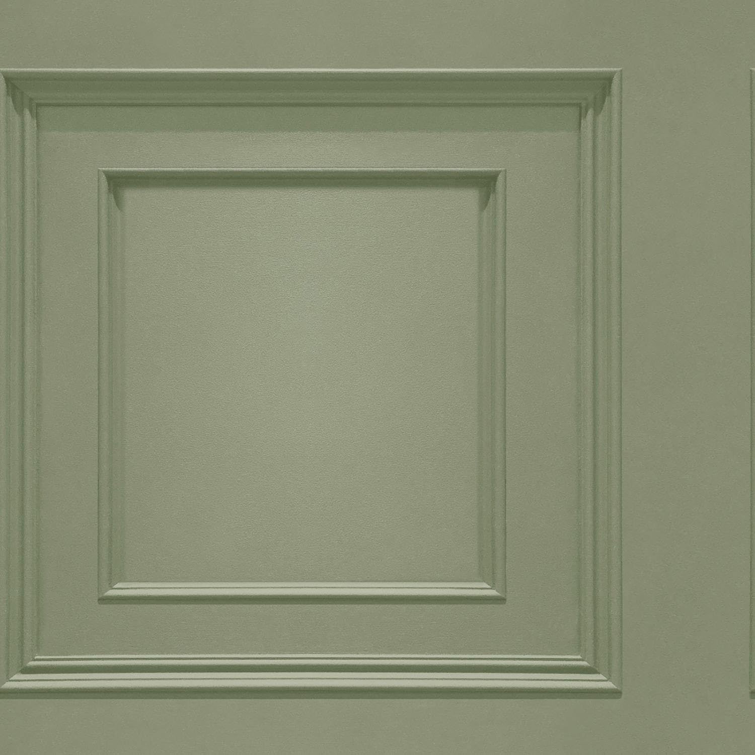 Oliana Wood Panel Sage Green Wallpaper - Modern Contemporary Realistic - Trendy Stylish Feature Wall