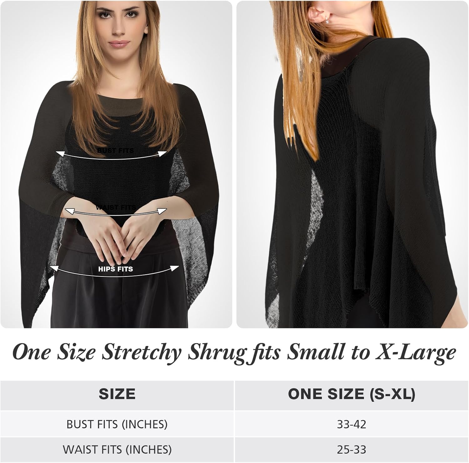 Women Sheer Poncho Shrug Summer Sheer Blouse Top Lightweight Poncho Bolero for Evening Dress