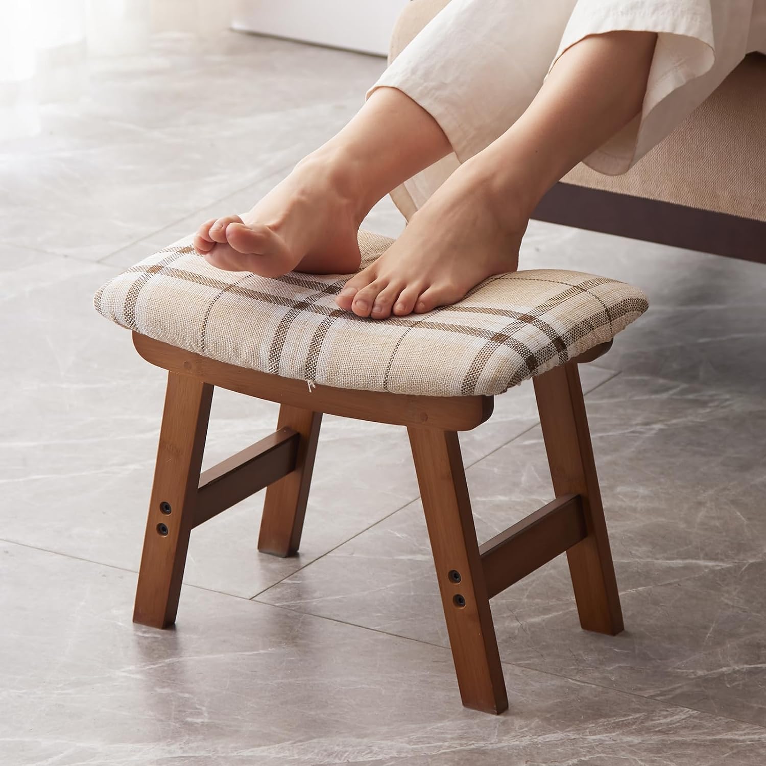 Foot Stool,Ottoman and Footstool,Small Sofa Foot Rest