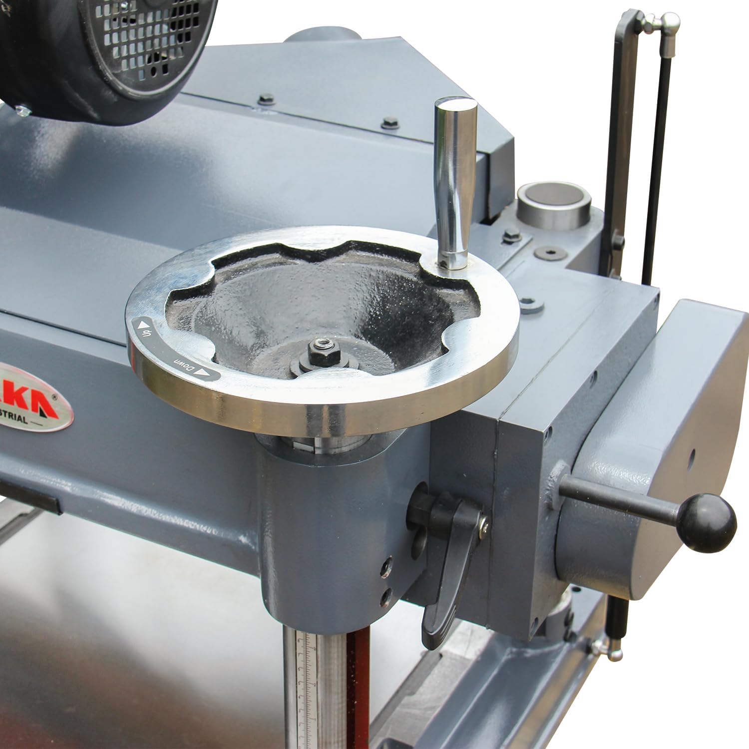 KAKA INDUSTRIAL Woodworking Planer 15 inch with Spiral Cutterhead, 220V 3HP Benchtop Thickness Planer, WDP-4215B Model, Built-in Mobile Base​
