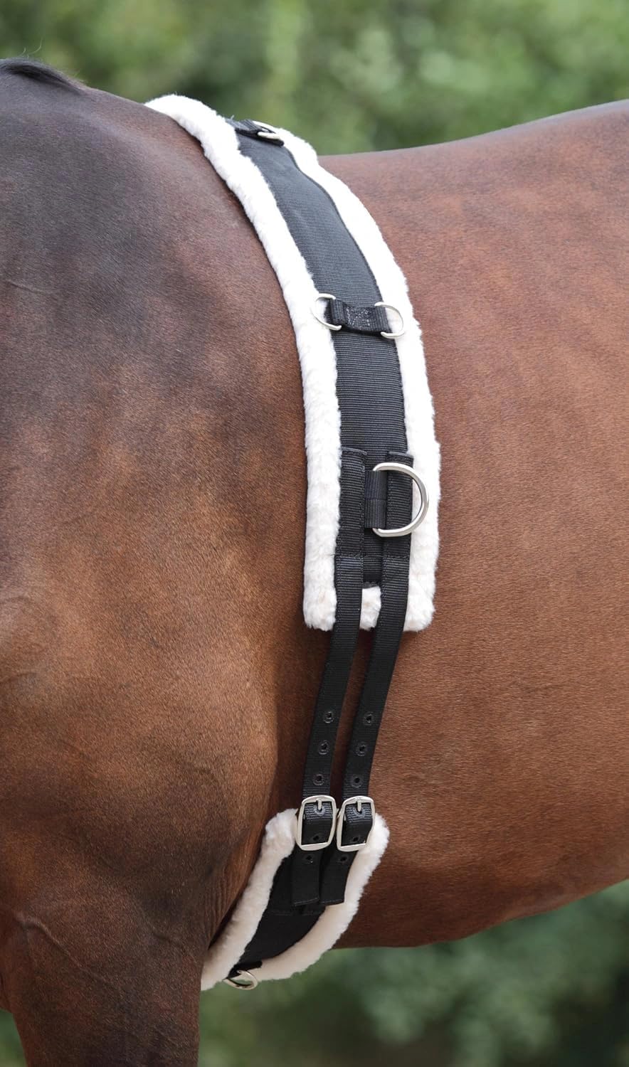 Shires Fascione equitazione in nylon con rivestimento in pile