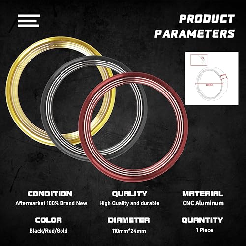 Miniatura 6 de Cubierta de aluminio para motocicleta, medidor de medidor de odómetro, anillo de carcasa para tacómetro, compatible con H-onda Rebel CMX500 CMX300