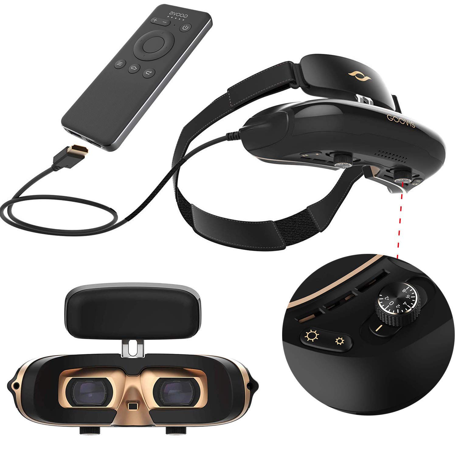GOOVIS Pro 個人用3Dビューア 本体 Amazon.co.jp: GOOVIS Pro VRゴーグル 3D VR ヘッドマウント