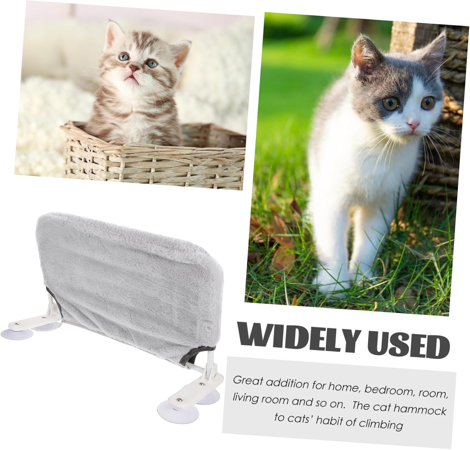 POPETPOP Cat Window Perch Hammock Bed Cat Bed and Easy to Install Window Seat Comfortable Resting for