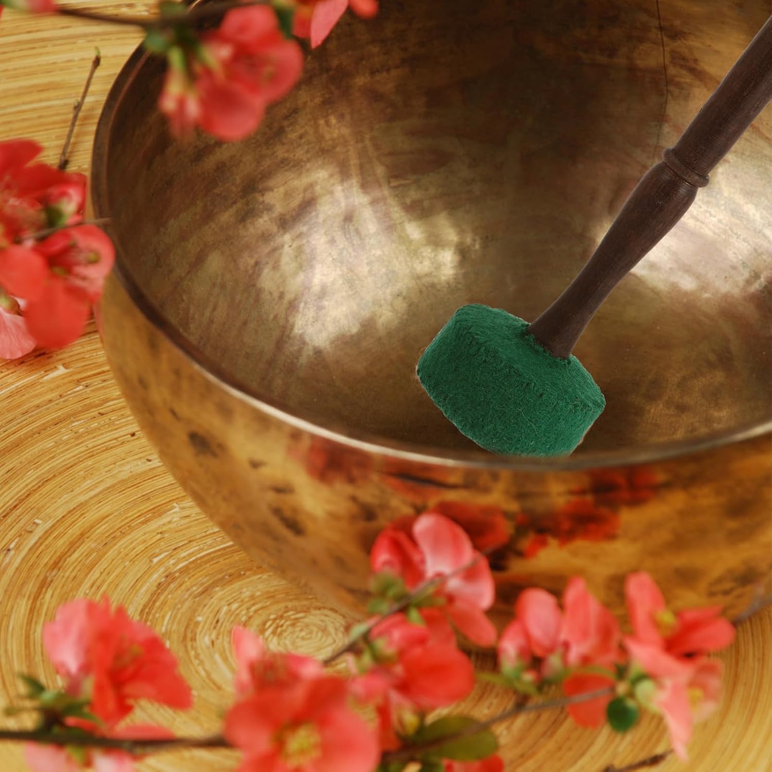 Hemoton Sound Bowl Mallet Tibetan Striker Smooth Finish for Meditation and Relaxation Accessory for Singing Bowls and Easy to Use