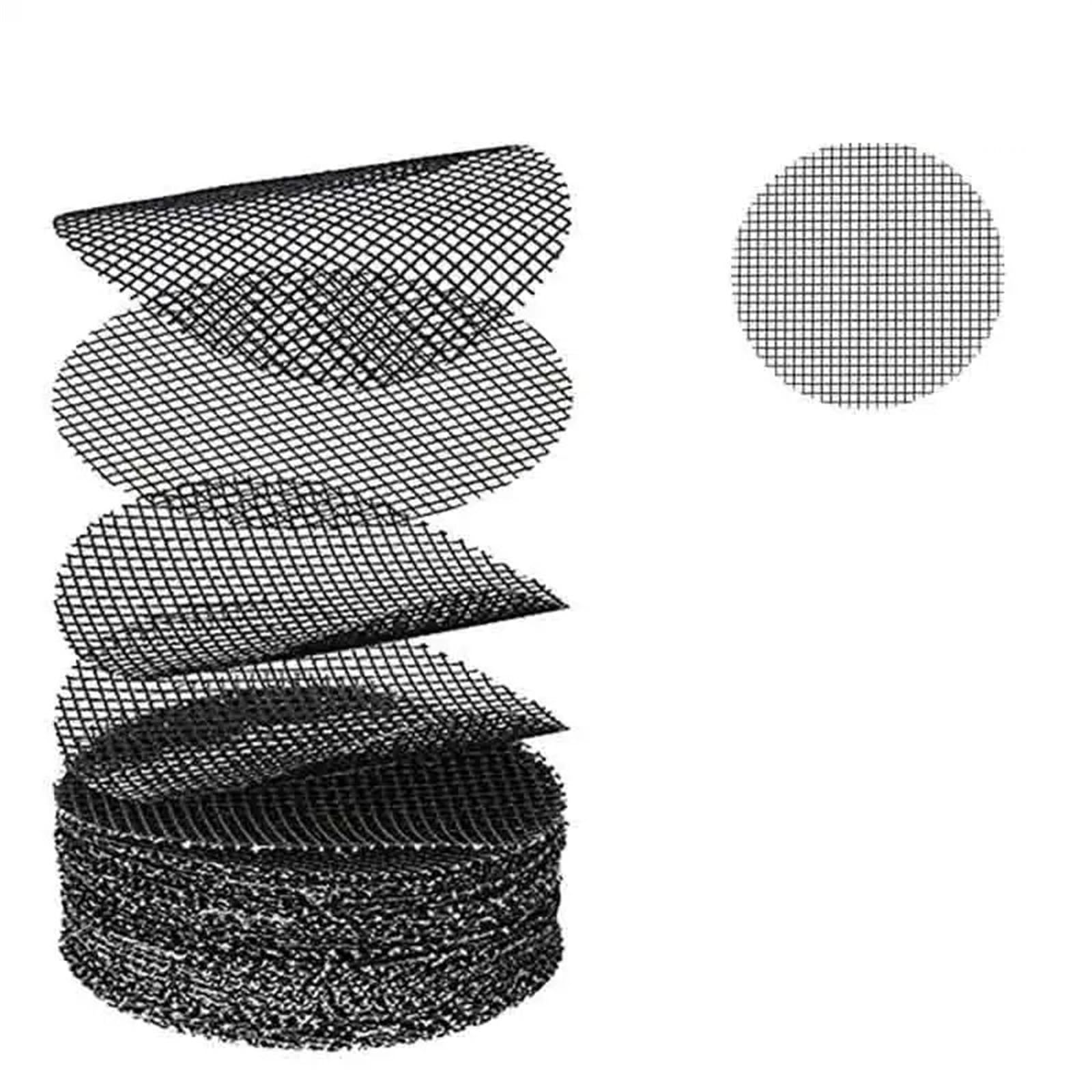 XIUsheUA Pot Bottom Grid Mat Pot Hole Mesh Pad Mat Grid Round Drainage Screen For Bottom Prevent Soil Loss Anti Bonsai Flower Plant Gardening Tools for Gardening(100 Pcs,Square 10x10cm)