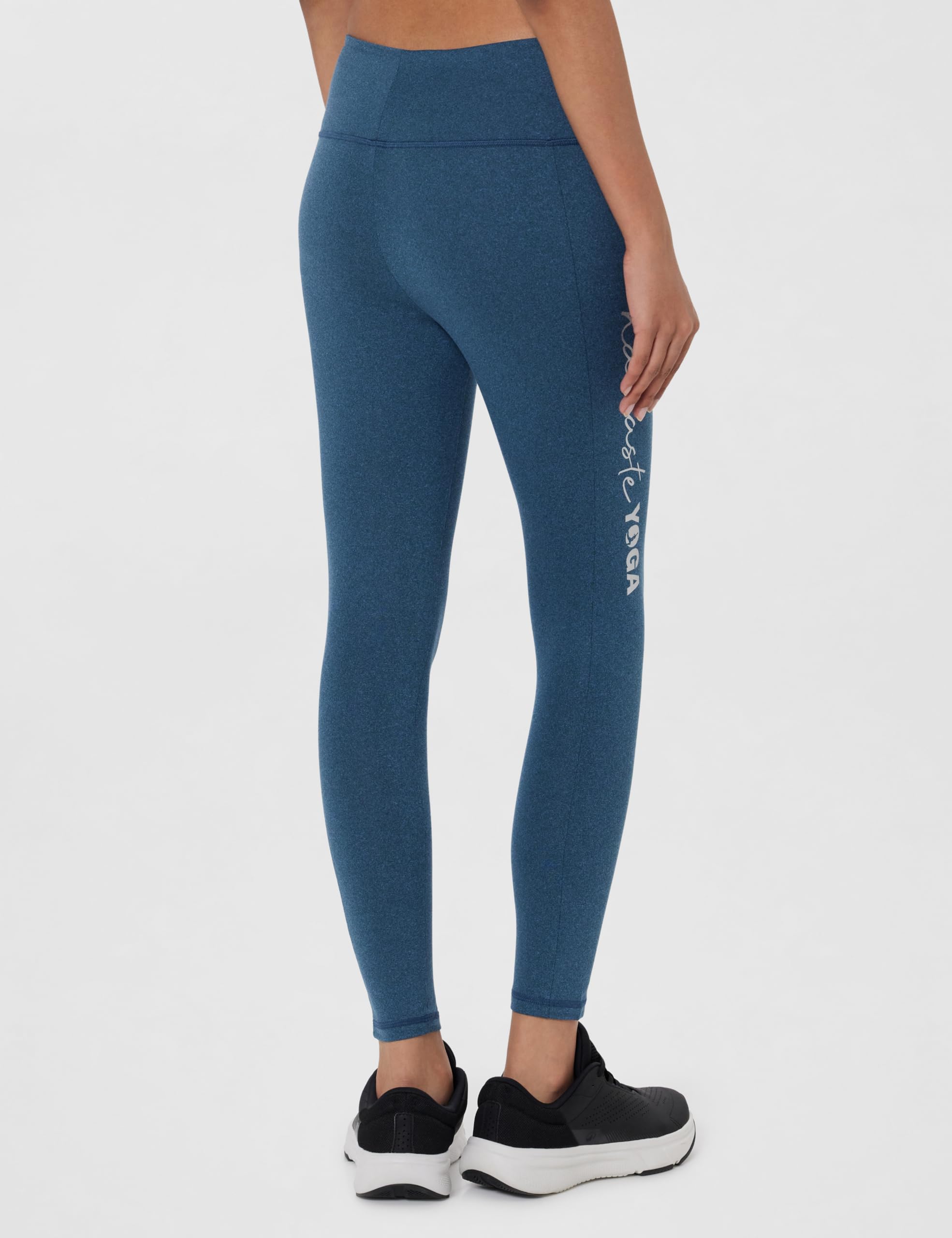 Van Heusen Women Proactive Snug Fit Snug Fit Yoga Pants - High Stretch, Moisture Wicking_88305_Ocean Blue_L 1