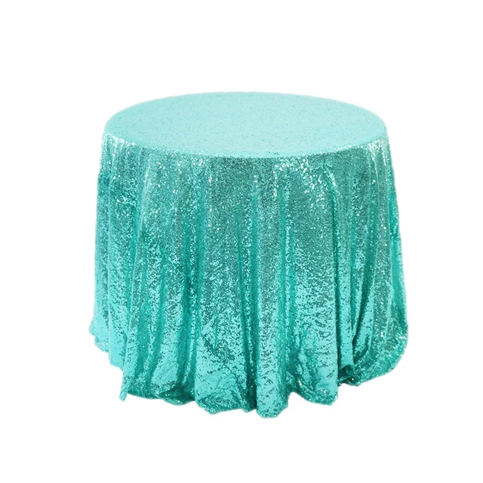 EKalgretrA Sequin Tablecloth Sequin Tablecloth Round Sparkly Table Cover Glitter Overlay for Party Dinner Festival Wedding Exhibition(Color 5,80cm)