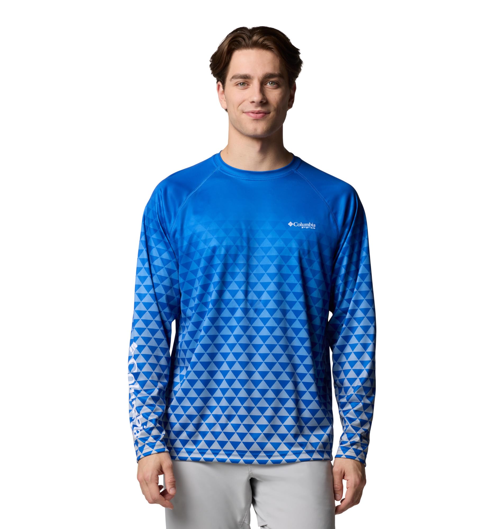 Columbia Men's Super Terminal Tackle PFG Fade Long Sleeve