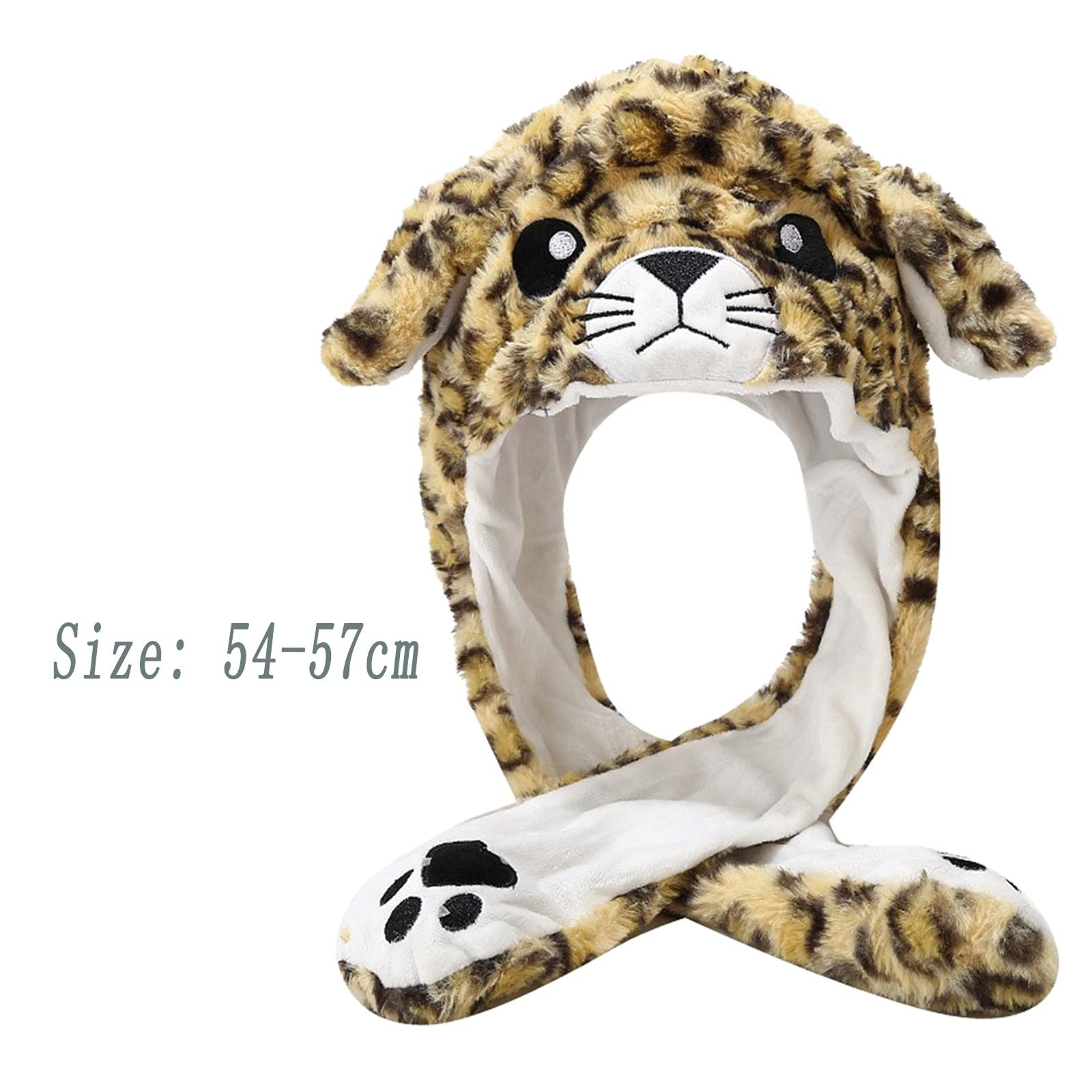 Zimowa Ciepła Czapka Rodzina Ciepła Czapka Na Uszy Miękkie Czapki W Kształcie Tygrysa W Zimie Czapki Dziecięce Zimowe Dziewczyny/Multicolor2/One Size