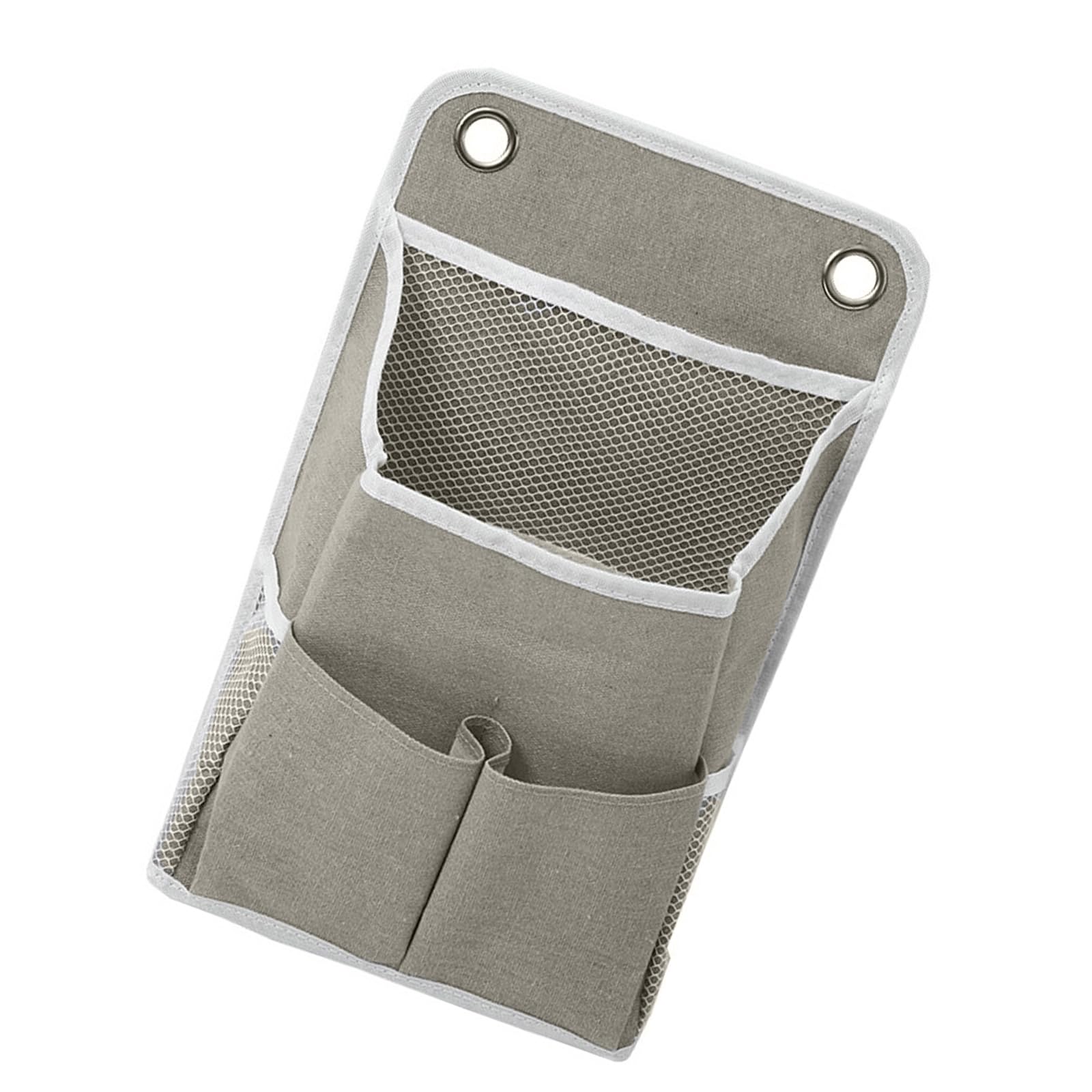 Hzbb Grey Practical Wall Mount Storage Bag Hanging Storage Pockets Designed For Quick Access To Frequently Used Items Bedroom Wall Pouches