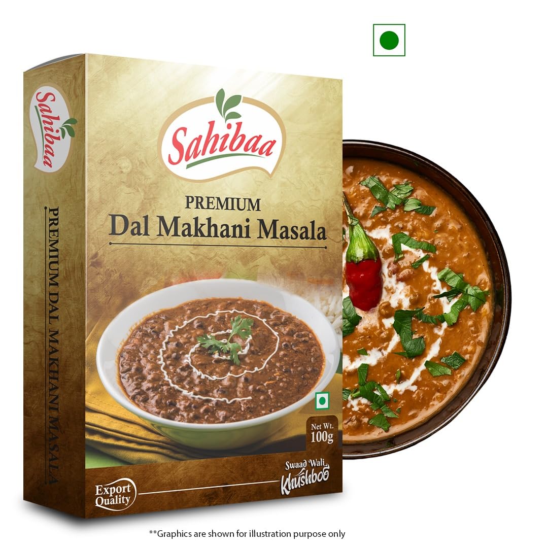 Sahibaa DAL MAKHNI MASALA POWDER (Pack of 1) | 100 g | Masala & Spices | No Preservatives & No Artificial Color - for Delicious & Flavourful Cooking (B09ZYLVDMY) Amazon Price History, Amazon Price Tracker