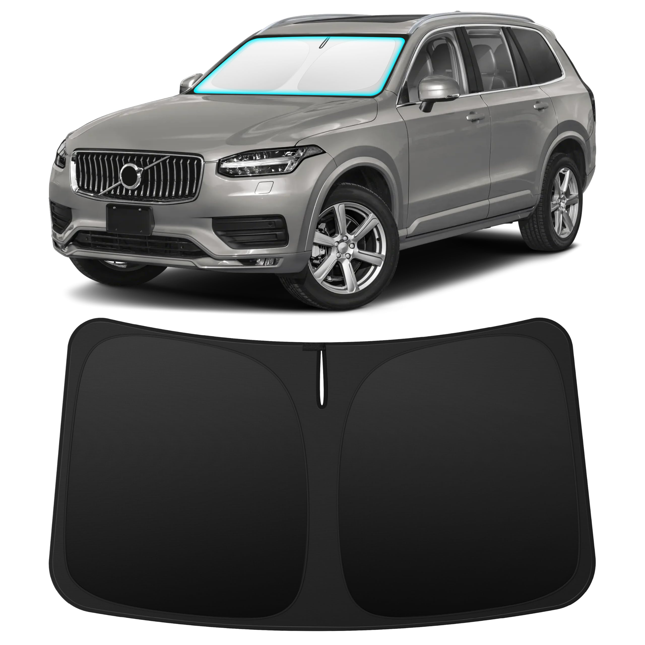 INSAUTO Custom Fit Windshield Sun Shade for Volvo XC90 2016-2027