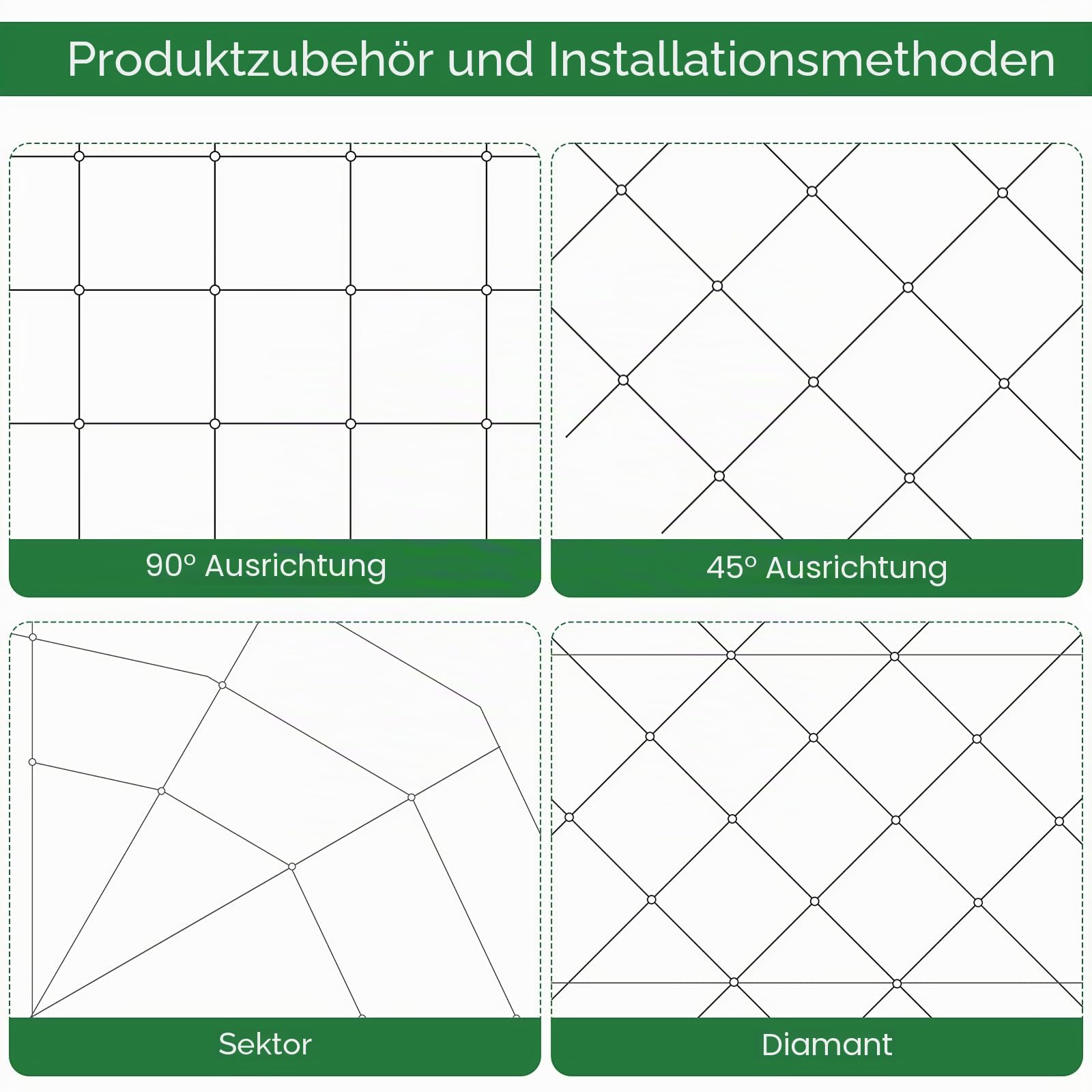 Rankhilfe aus Edelstahl für Kletterpflanzen 12m, 8 Halter,Kletterrose,Pflanze Die Rankhilfe Edelstahl mit 3 mm Durchmesser