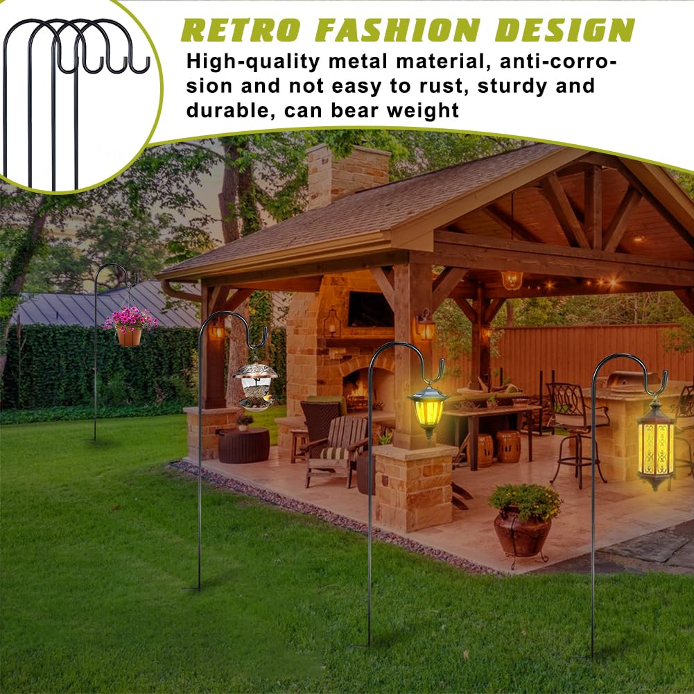 Herdershaak, 96 cm, verstelbare metalen inzetstandaard, hangers, tuin