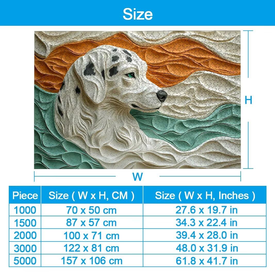 Puzzle 5000 Teile, Hund Puzzle 5000 Teile Erwachsene für Geschenke -2978