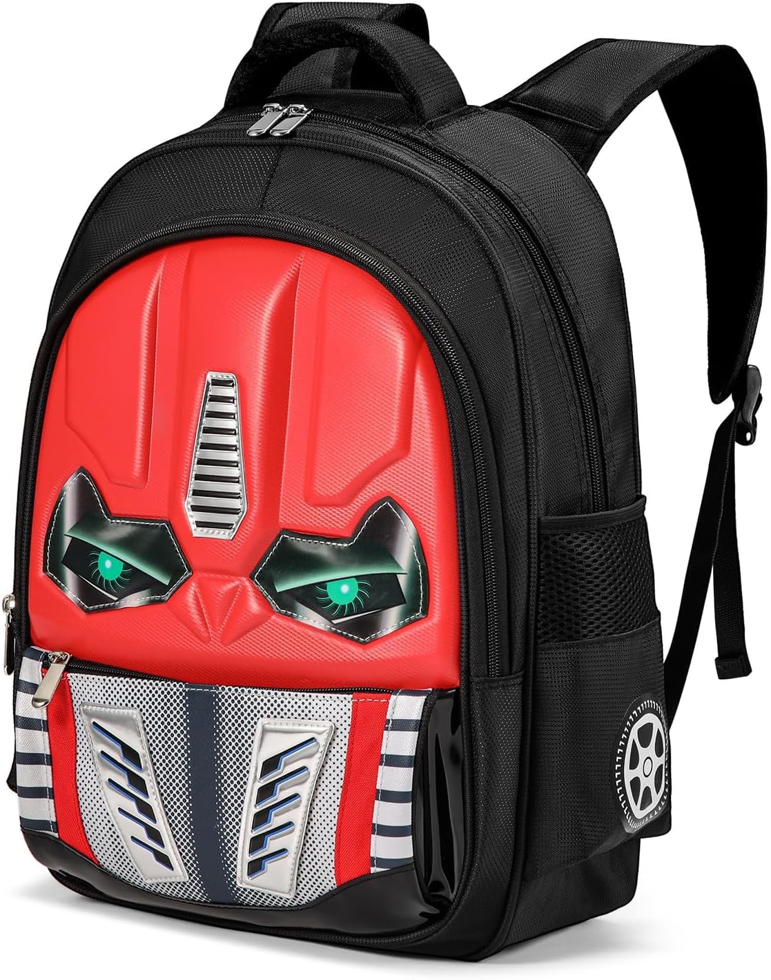 Kids 3D School Backpack with Luminous Eyes- Schoolbag Waterproof Lightweight Backpack for Kids-image-22