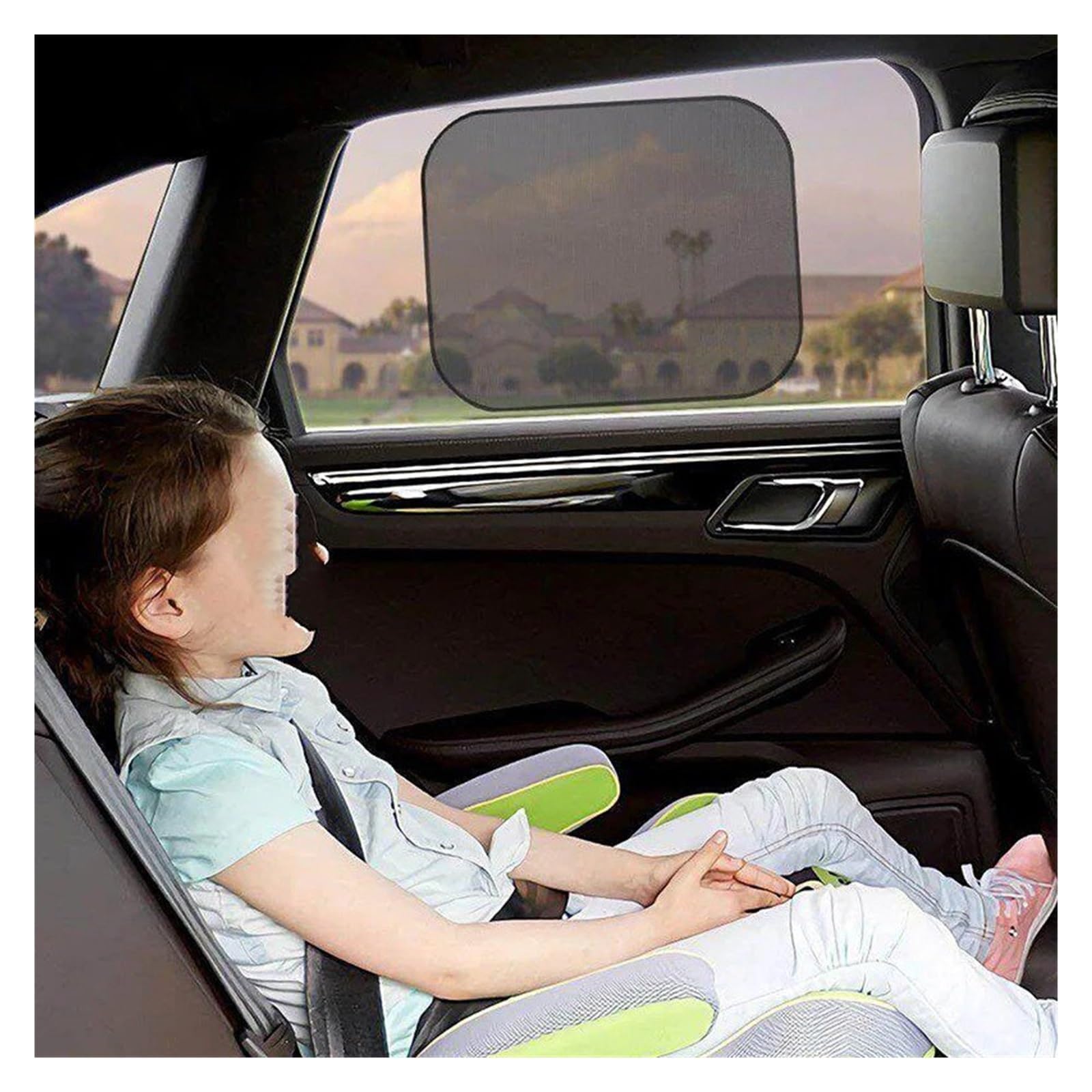 Cortinas Parasol Ventanas Laterales Coche 1-5 Parasoles Universales para Coche Plegables Reflectante
