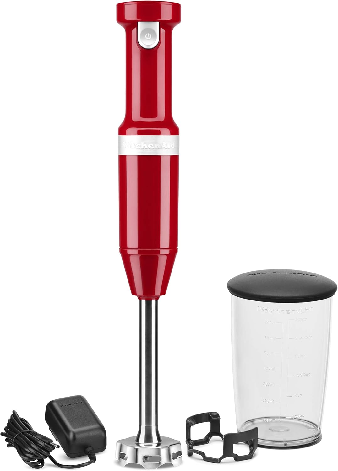 KitchenAid KHBBV53ER Cordless Hand Blender, 8 inch, Empire Red: Home & Kitchen