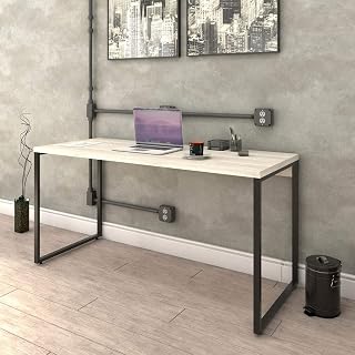 Mesa de Escritório Industrial 1,50 m Kuadra Trevalla Snow
