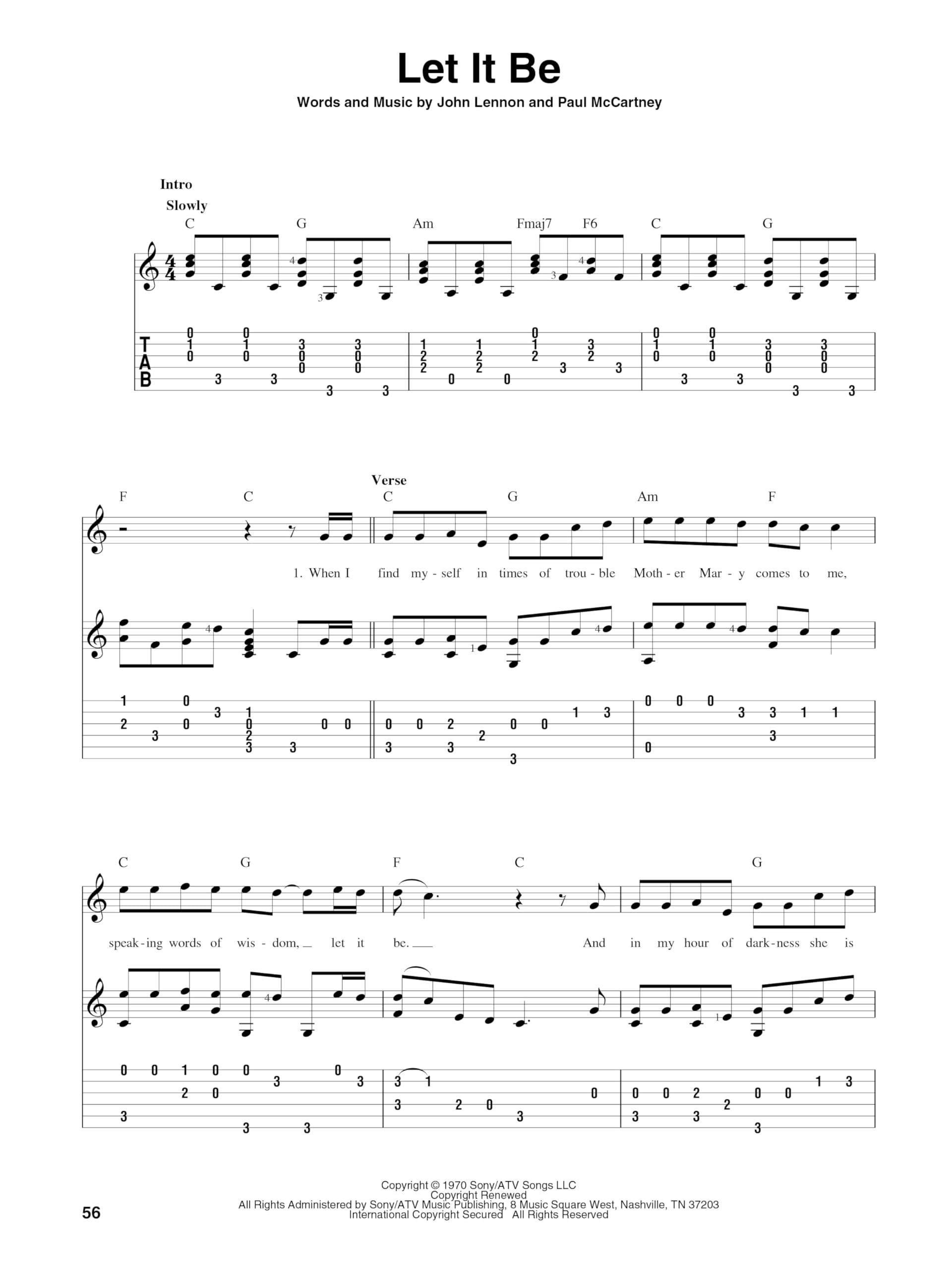 Fingerpicking Beatles: Solo Guitar