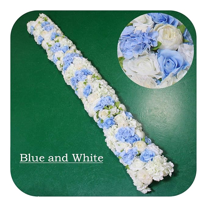 Buy 1M/2M Luxury Artificial Flower Row Arrangement Decor Party Wedding