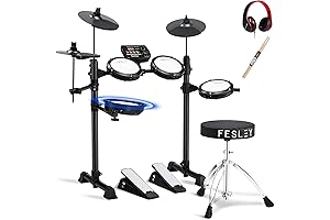 Fesley FED150W Electric Drum Set: The Ultimate Companion for Budding Percussionists