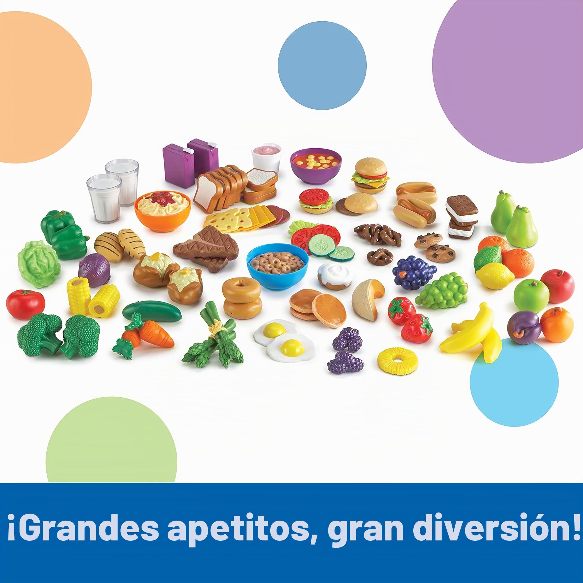 Learning Resources Set de Comida de Juguete para el Aula New Sprouts