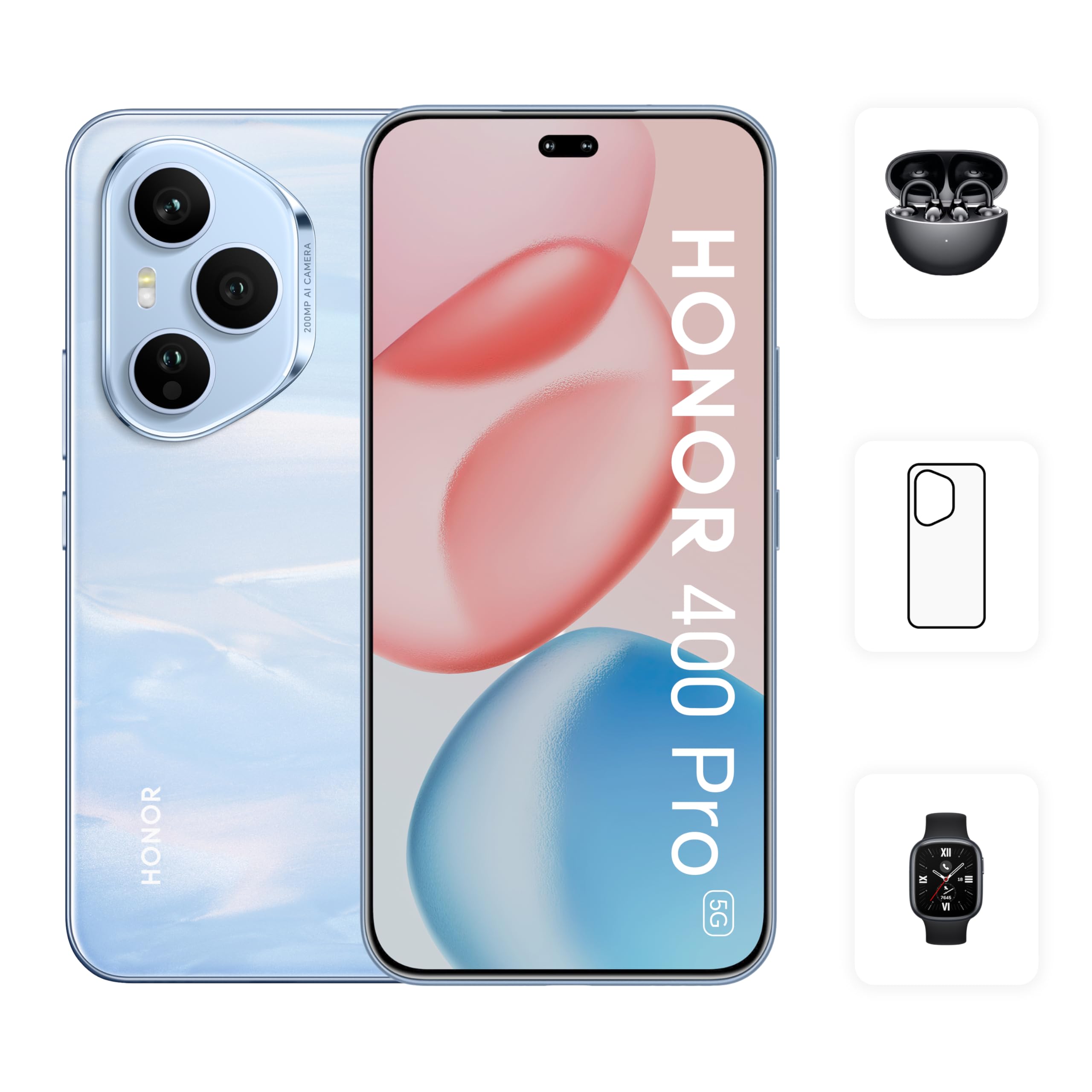 HONOR 400 Pro 5G 12GB RAM 512GB Tidal Blue Dual SIM With Free