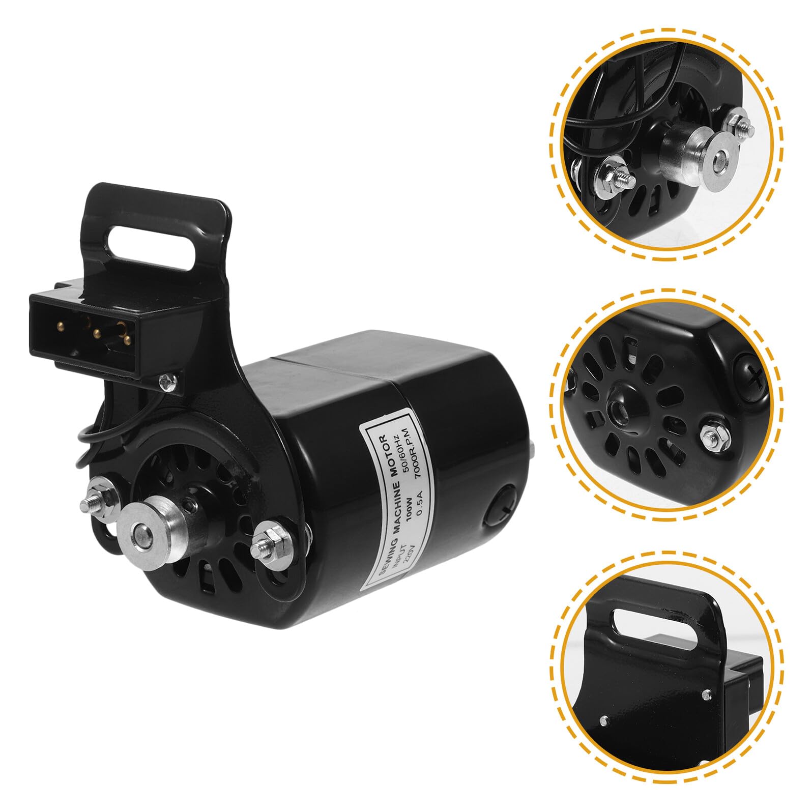 NOLITOY Motor de Máquina de Coser Eléctrico para Máquinas de Coser Pedal Motor de Accionamiento