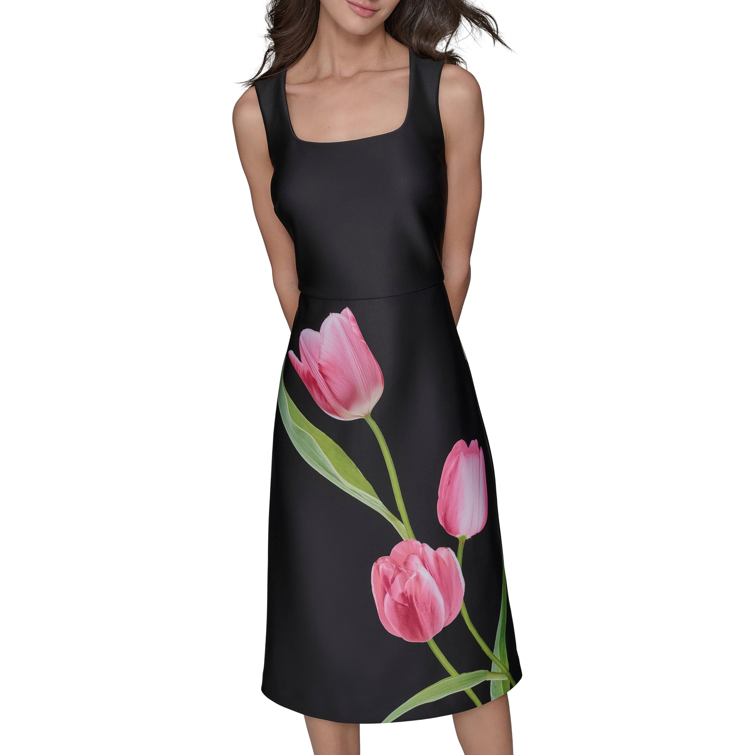 Robe fourreau ajustée Karl Lagerfeld résolvant le manque d'élégance - 6
