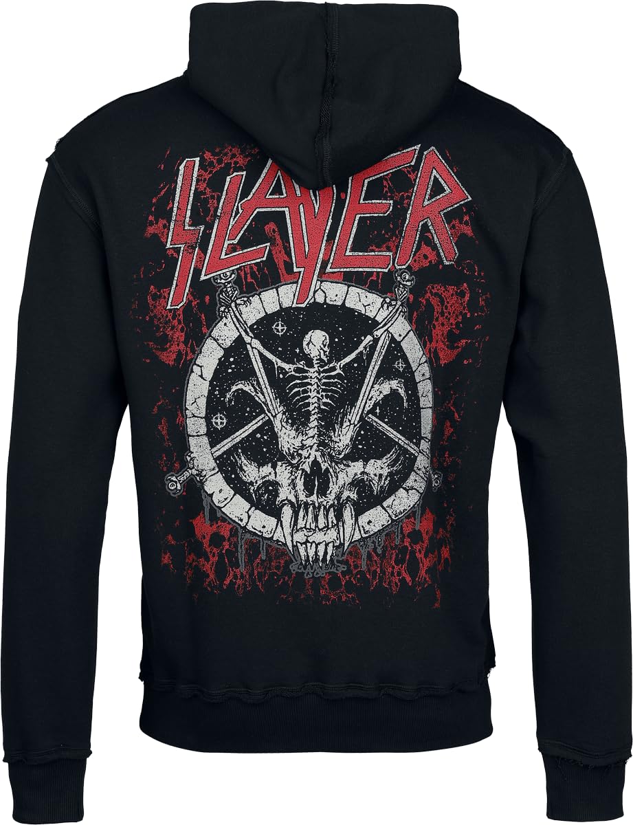 Slayer Logo Männer Kapuzenpullover schwarz/rot Band-Merch, Bands
