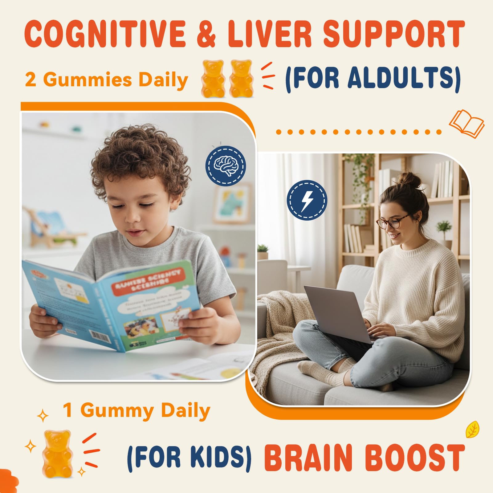 ABYSSUS Choline Gummies for Kids, Choline Bitartrate Supplement, 60 Count — Amazon image 4