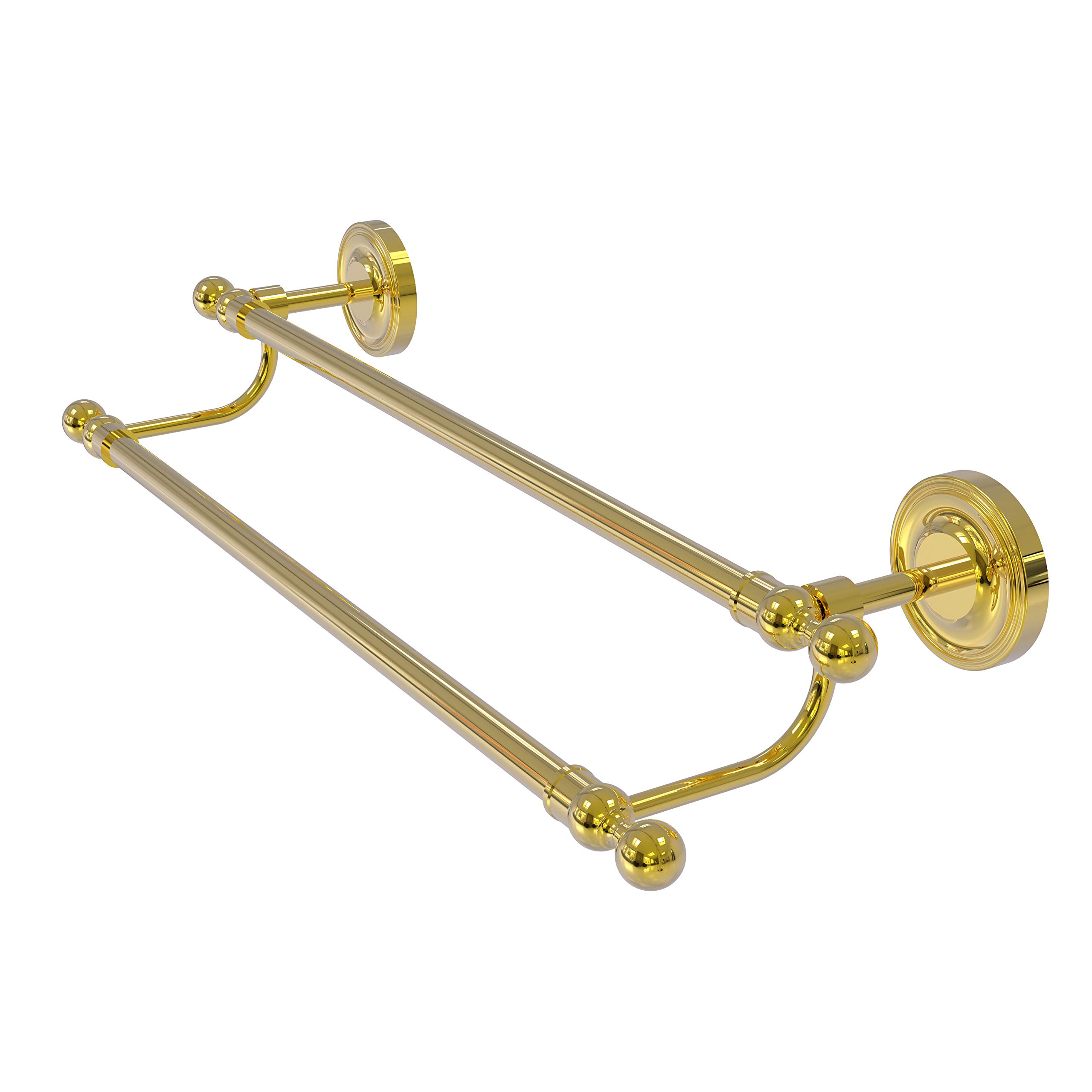 Allied Brass R-72/24 Regal Collection 24 Inch Double Towel Bar, Polished Brass