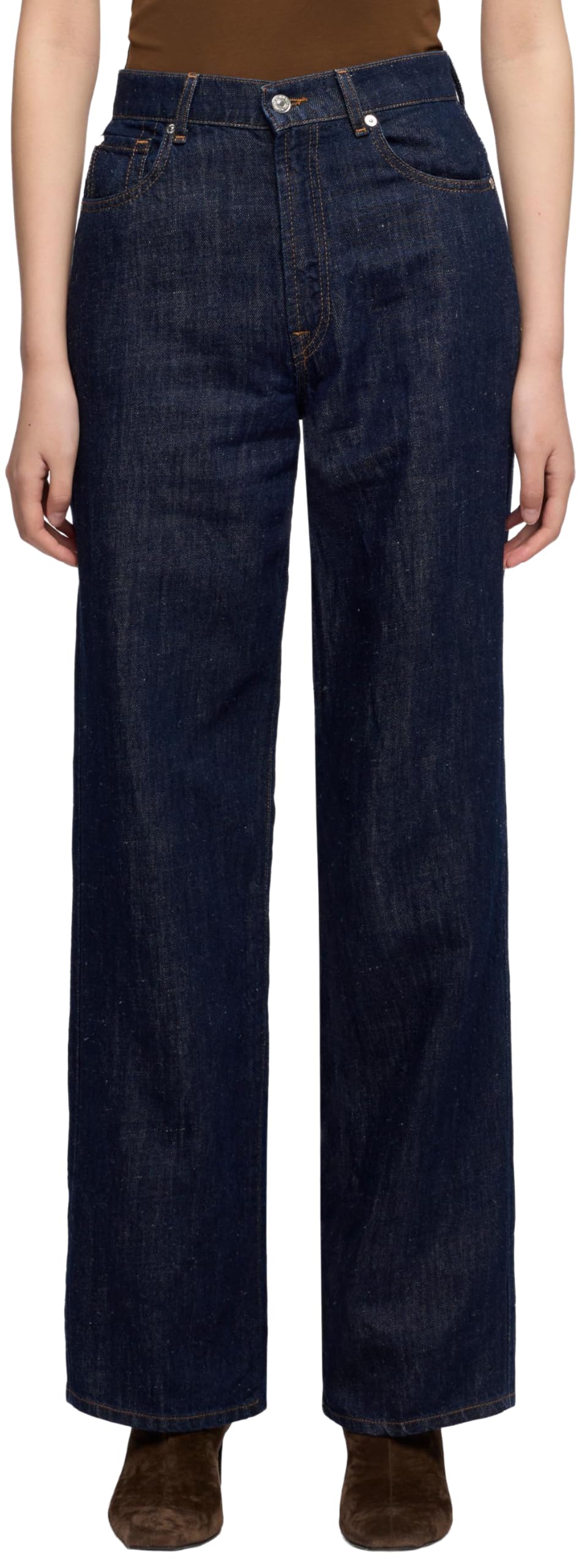 7 For All Mankind Stovepipe Straight Blossom Jeans Donna